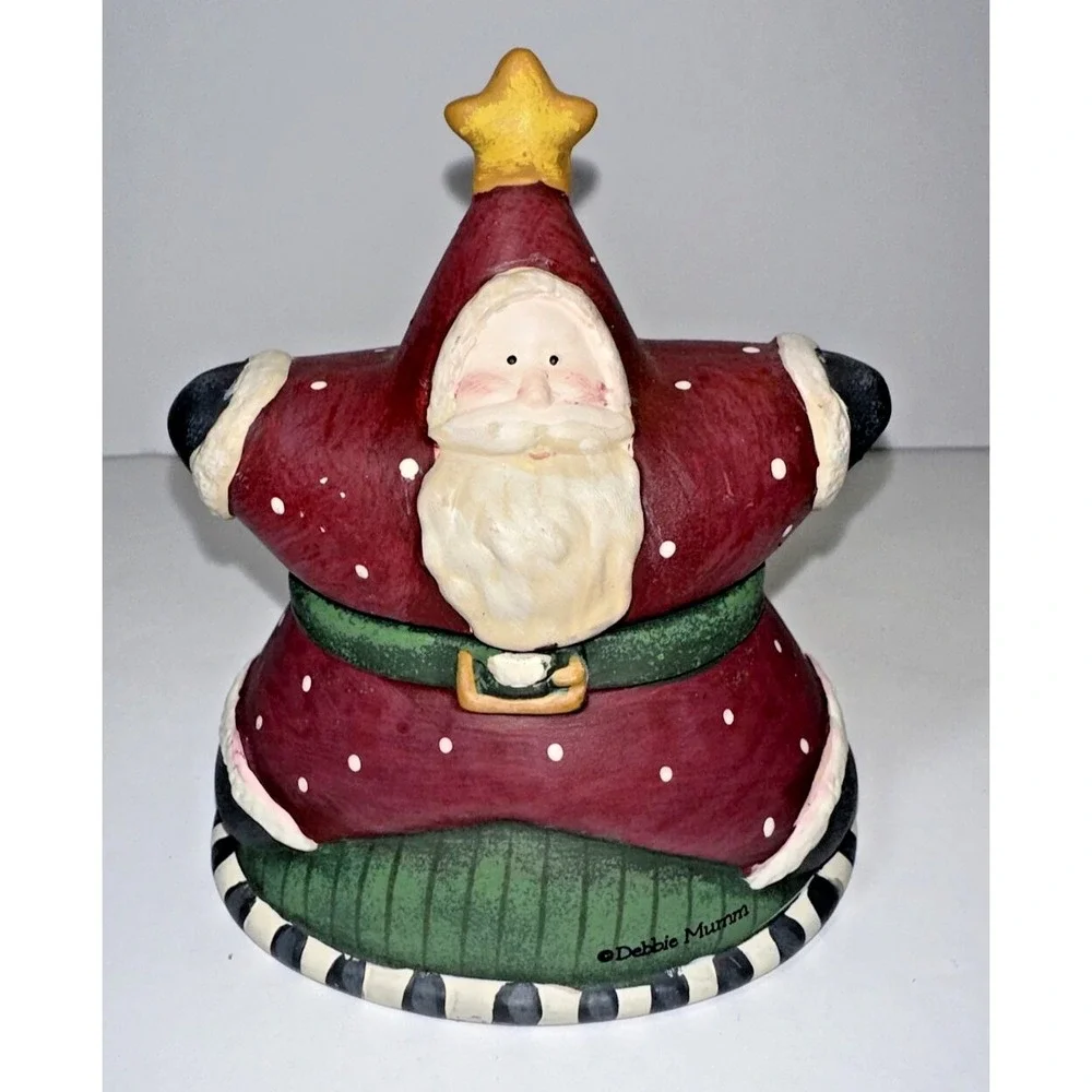 Debbie Mumm's Igloo Village‎ Santa Shaped Candle